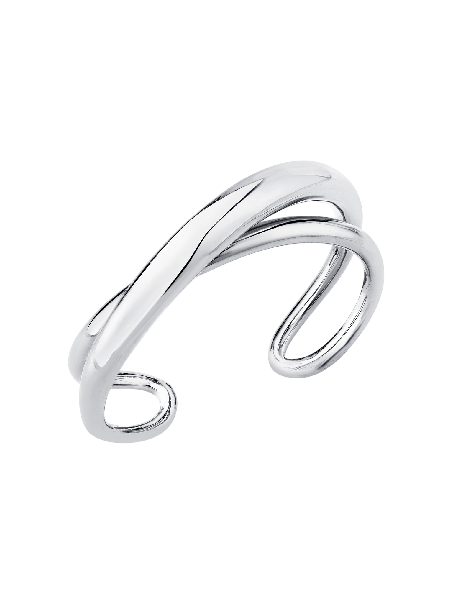 Twisted cuff sterling silver